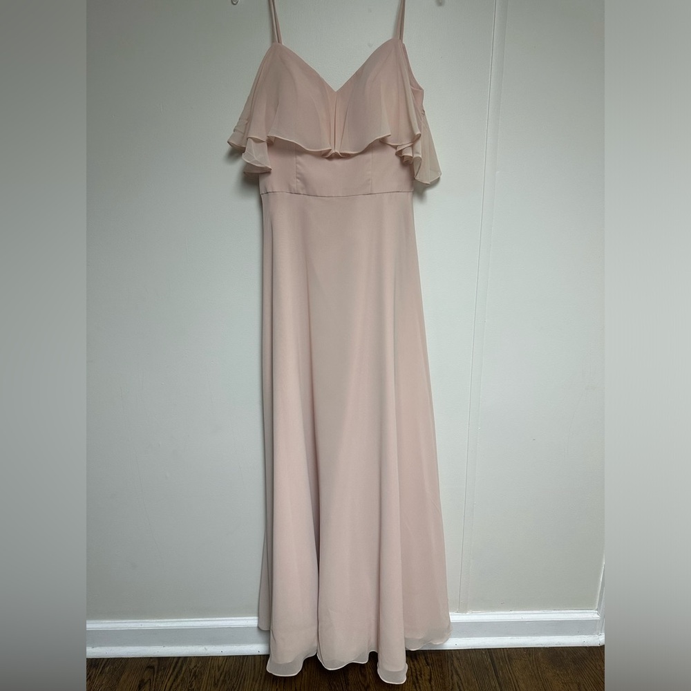 Morilee by Madeline gardner blush pink dress